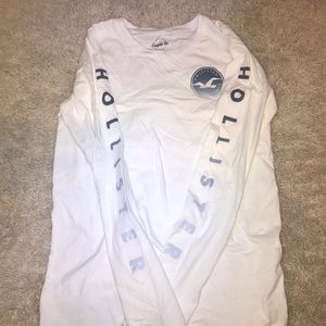 White long sleeve Hollister shirt